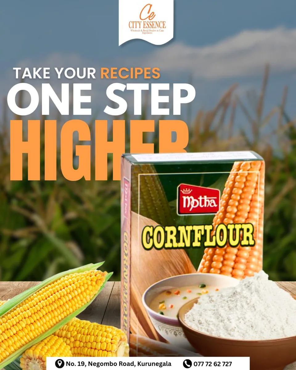 City Essence — Cornflour ingredients campaign artwork