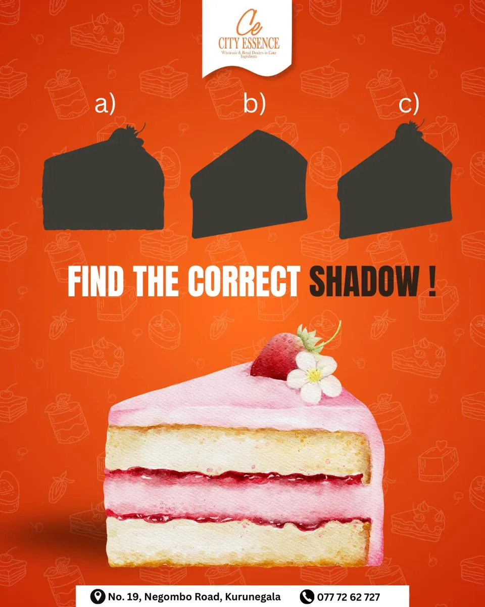 City Essence — Interactive cake quiz campaign artwork