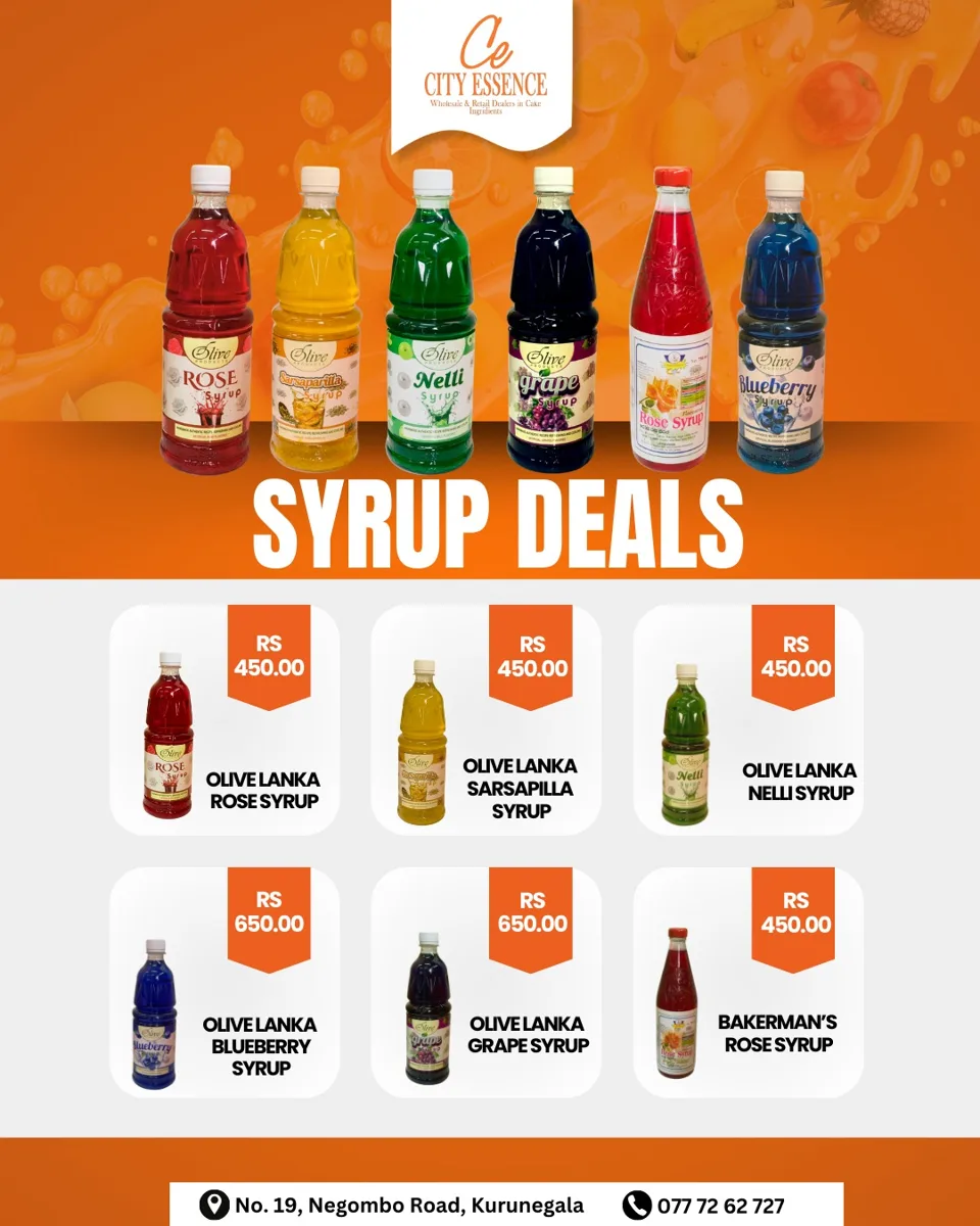 City Essence — Syrup deals campaign artwork