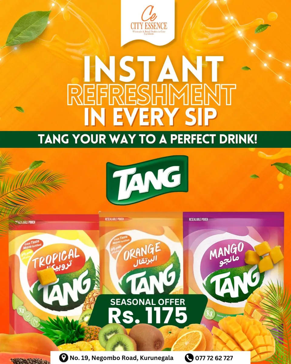 City Essence — Tang refreshment campaign artwork