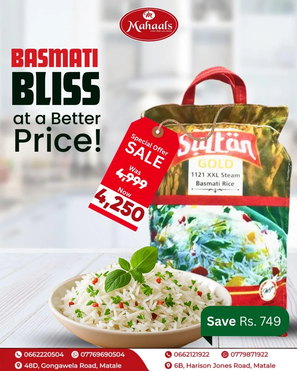 Mahaals — Basmati promotion campaign artwork