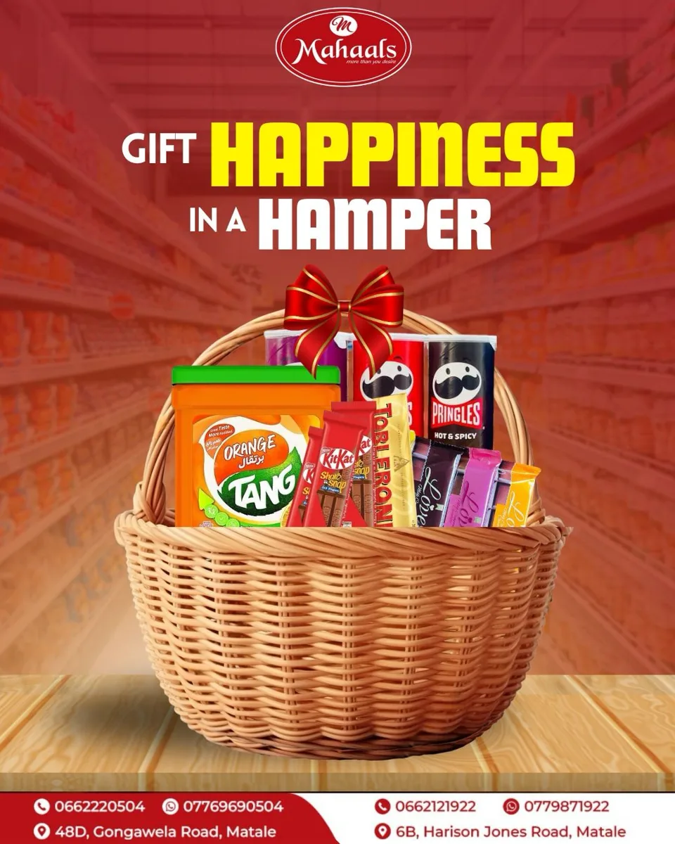 Mahaals — Gift hamper campaign artwork